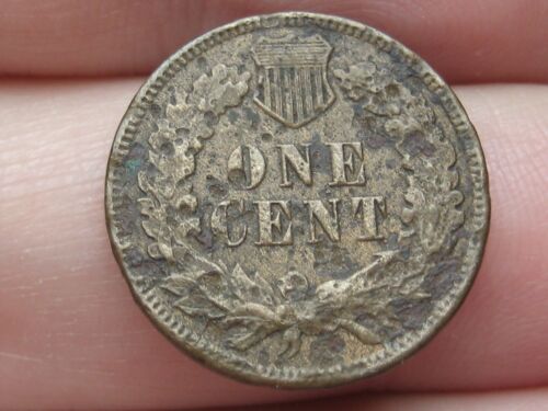 1872 Indian Head One Cent Penny- Fine Reverse Details, Bold N