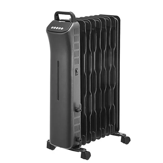 Oil Filled Radiator Portable Electric Heater Digital Thermostat 9 Fin 2000W UK - Image 3 of 4