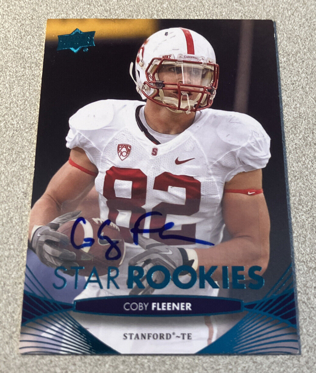 2012 Upper Deck Star Rookies Auto #78 Coby Fleener Stanford See Note