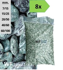 Ciottoli di marmo Verde Alpi - 8 sacchi da 25 kg - sassi pietre giardino