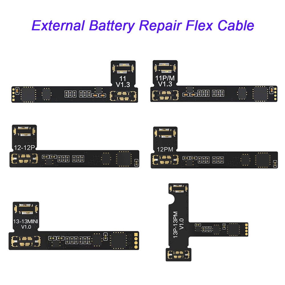 JC V1S External Battery Repair Flex Cable For iPhone 11 12 13 Mini Pro