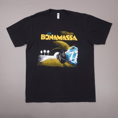 Joe Bonamassa Driving Towards The Daylight T Shirt Mens Large Black Made USA EUC
