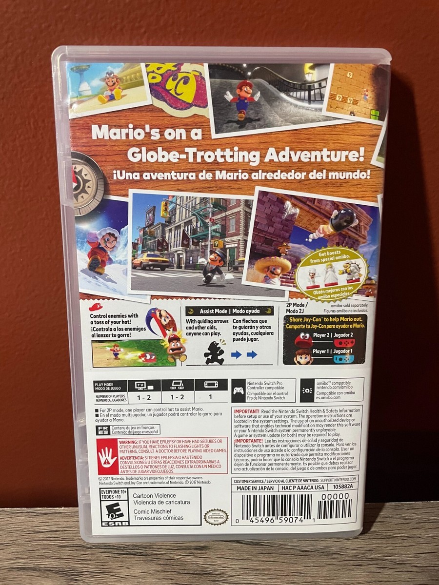 SUPER MARIO ODYSSEY (Switch) Nintendo, w/ Strategy Guide, Promo Set,  Lanyard