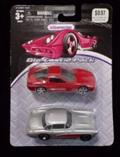 Kid Connection Die Cast 2 Pack #48 - 1957 And 1997 CORVETTES - 1/64