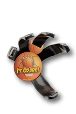 Basketball Ball Hand Holder Claw Wall Mount Display by "It Grabs" - BLACK