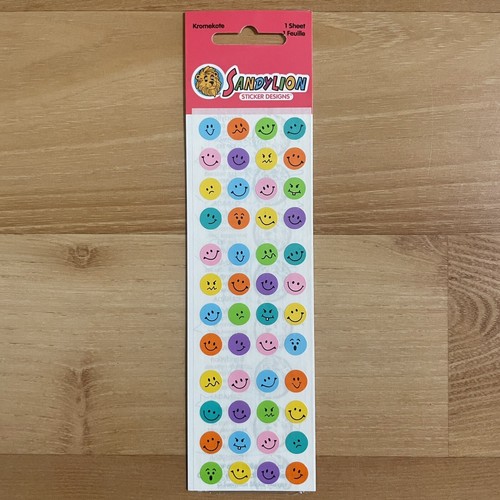 Stickers vintage feuille de mylar Sandylion - au choix