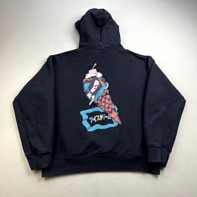 Icecream Hoodie Sweatshirt Adult Small Black Colour Billionaire