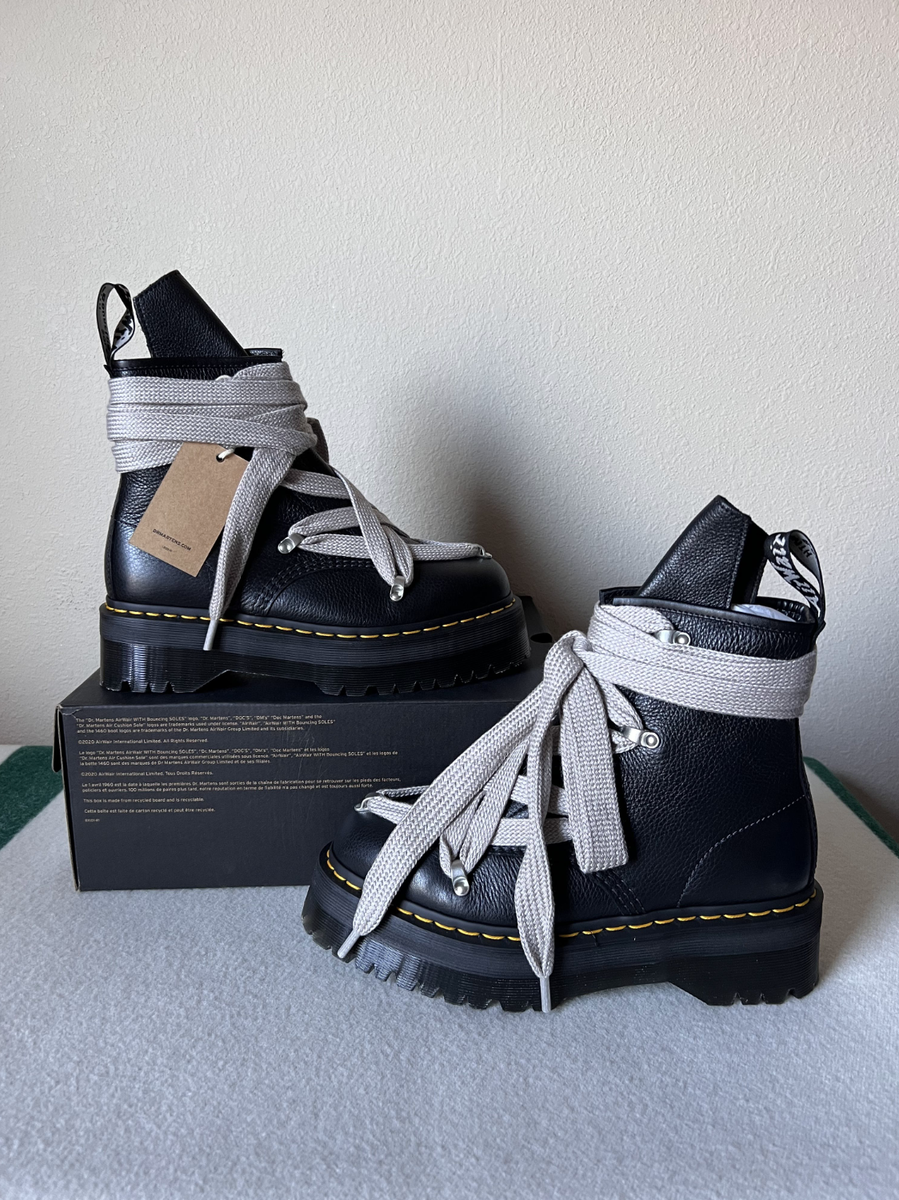Rick Owens x Dr. Martens Quad Sole Pentagram Boots - Size 8 Rick Owens x Dr. Martens Quad Sole Pentagram Boots - Size 8