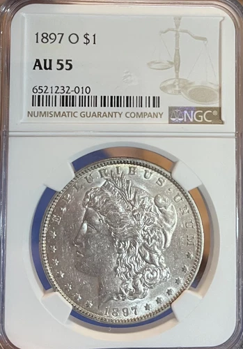1897-O NGC AU55 Morgan Silver Dollar