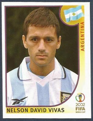 PANINI KOREA / JAPAN WORLD CUP 2002 - #388 - ARGENTINIEN - NELSON DAVID VIVAS
