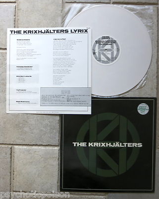 KRIXHJÄLTERS   LP  White Wax  Rosa Honung Records    FAS 14  limited to 250