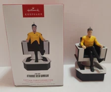 Hallmark Keepsake Christmas Ornament Star Trek Captain Christopher Pike 2024 New