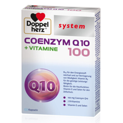 DOPPELHERZ Coenzym Q10 100 plus Vitamine system Kapseln 60 Stück  PZN 13754189