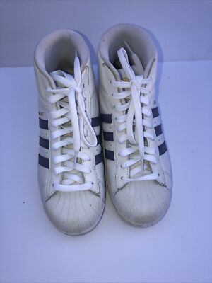Adidas Pro Model White/Lavender Hi Top Youth Size 5
