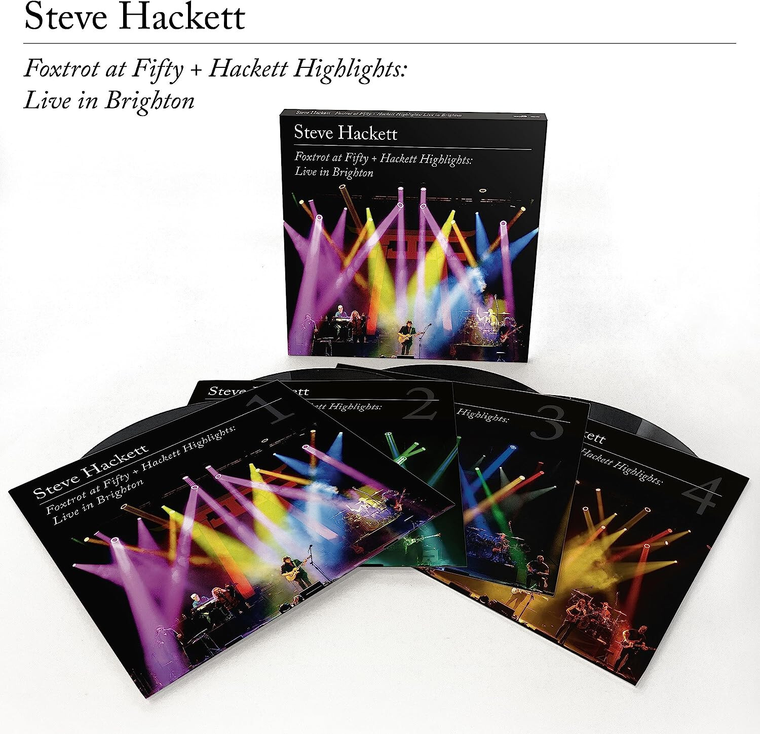 Steve Hackett Foxtrot At Fifty + Hackett Highlights Live In Brighton 4 x Lp 180g