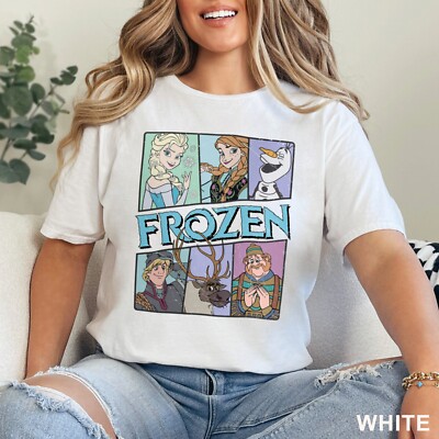 Frozen Shirt, Elsa Shirt, Disney Frozen Characters Tee, 202700