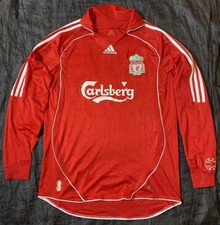 The Reds FC LIVERPOOL home long sleeve shirt jersey ADIDAS 2006-2007 men SIZE M