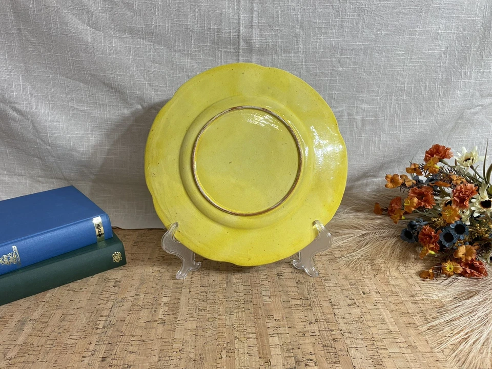 Earthenware Islamic Multan Sindh Pottery Dish Hand Painted Antique - Image 4 of 4