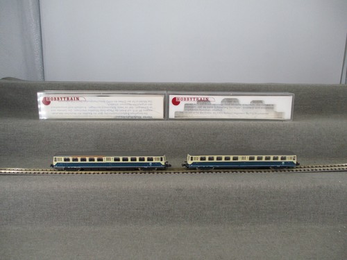 Hobbytrain N 1515 + 1516 Akkutriebwagen Set DC Analog in OVP | Zustand: Gebraucht