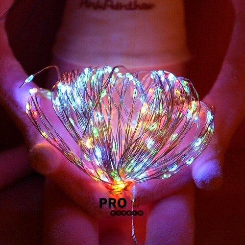 Mini LED Copper Wire String Fairy Lights Battery Operated With Remote Box - Picture 11 of 15