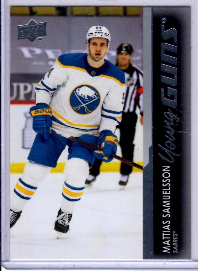 2021-22 Upper Deck Series 1 Mattias Samuelsson Young Guns Rookie Card # 230