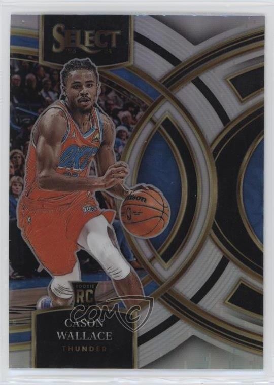 2023-24 Panini Select Premier Level Silver Prizm Cason Wallace #103 0ms5