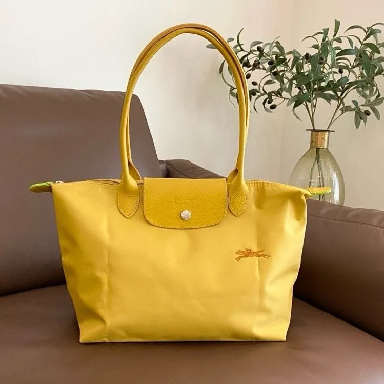 LONGCHAMP Longchamp tote bag, yellow, popular color, SIZE:M New