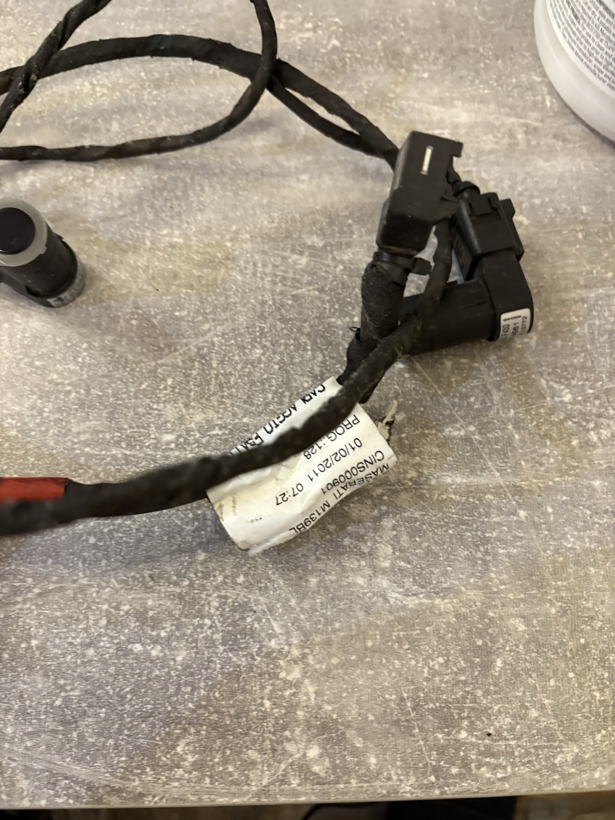 🌀 Maserati Granturismo, Rear Bumper Sensor Wire Harness W/All Sensors # 228552
