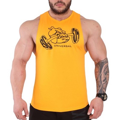 BGSM men's muscle shirt tank top armpit shirt stringer fitness bodybuilding 2325