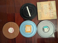 Vintage Vacation Home Movie Film 5 - 7" Reels of 8mm / Super Eight Home Movies