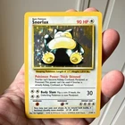 Pokémon Snorlax Misprint Holo Rare Unlimited 90 HP 11/64 English Card