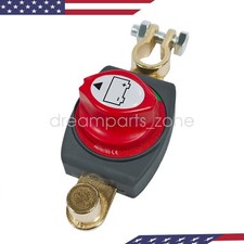 Heavy Duty Battery Disconnect Top Post Kill Switch 12V-48V Shut Off For Car RV