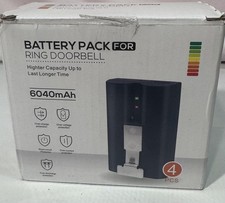 Battery Pack For Ring Doorbell 6040mAh. Batteries are new and unused!