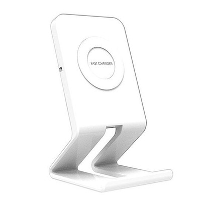 iPhone 8 Qi Wireless Charger With Stand WHITE