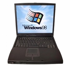 Notebook PC Portatile WINDOWS 98 porta seriale rs232 FLOPPY vecchi giochi 21023