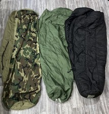 US Military 3 Piece Modular Sleeping Bag Sleep System Woodland Bivy Patrol Cold