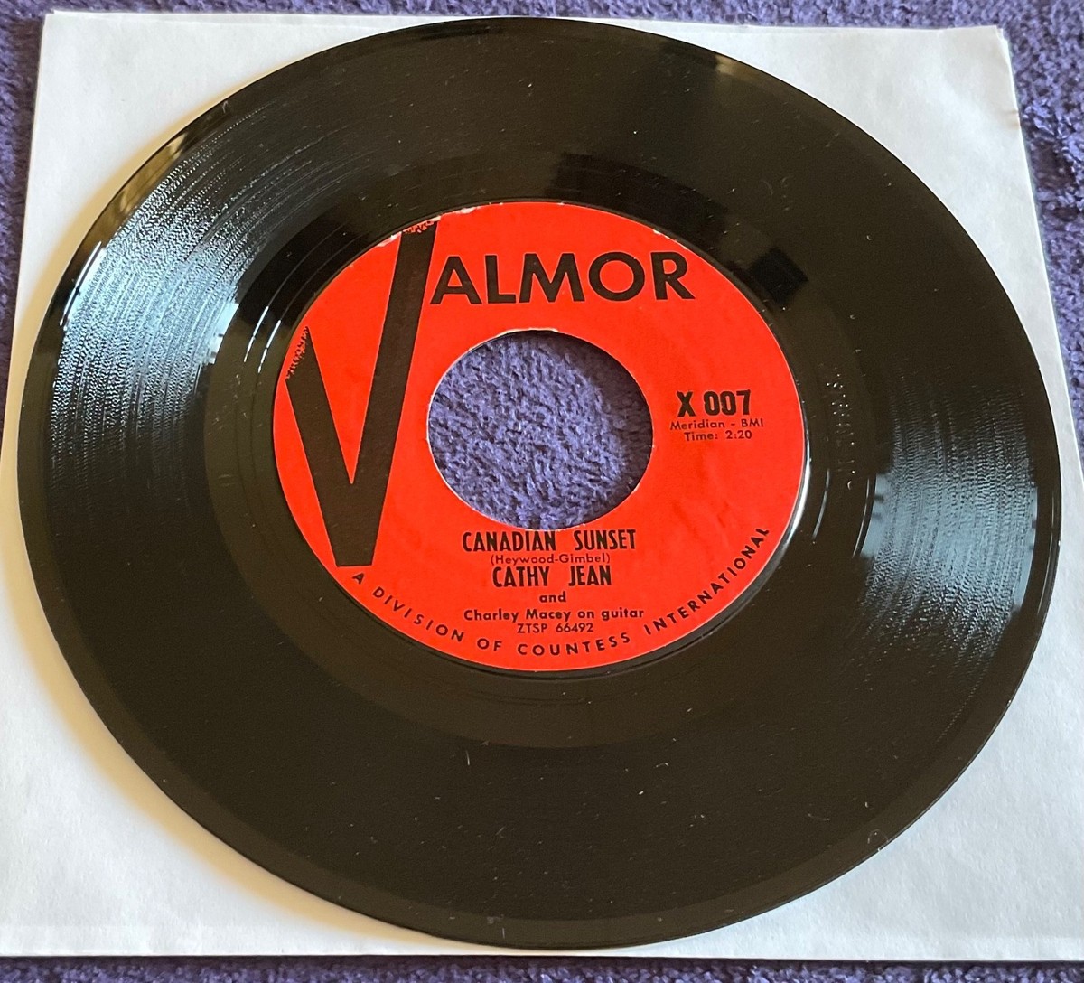 Cathy Jean and The Roommates 1960 Valmor 45rpm 