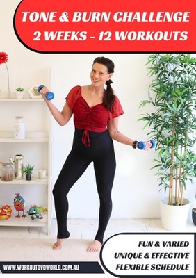 2-Week Challenge DVD Set | 12 Workouts Pilates, Barre, Strength, Cardio & Yoga