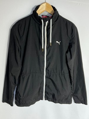 Puma Jacke Essentials Windbreaker Full Zip | Damen | Schwarz/Weiß | Größe 10