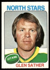 1975-76 O-Pee-Chee Vintage Hockey Glen Sather #222 VIEW SCAN