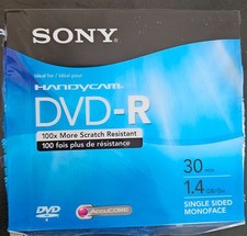 Sony Handycam DVD-R 30min 1.4gb Qty.2