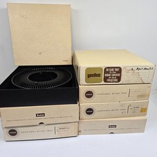 Kodak Yankee Carousel 80 Slide Trays Lot of 7