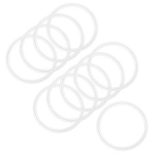10-Pack Silicone O-Rings Gasket, 4.5" Seal Gaskets Flange Clamp O-Ring