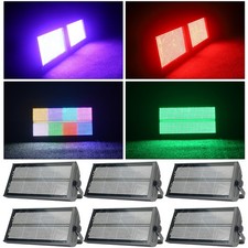 6PCS 1000W 8 8 Segment 960pcs RGB DMX LED Flash Strobe Wash Light for Bar Show