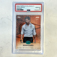 2024 Topps Eccellenza Formula 1 F1 TOTO WOLFF Orange /5 PSA 10