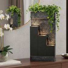 Springbrunnen BK845 mit LED Beleuchtung Gartenbrunnen Zimmerbrunnen Dekoration