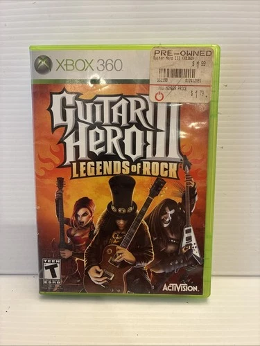 Guitar Hero 3 III: Legends of Rock Xbox 360 Complete With Manual