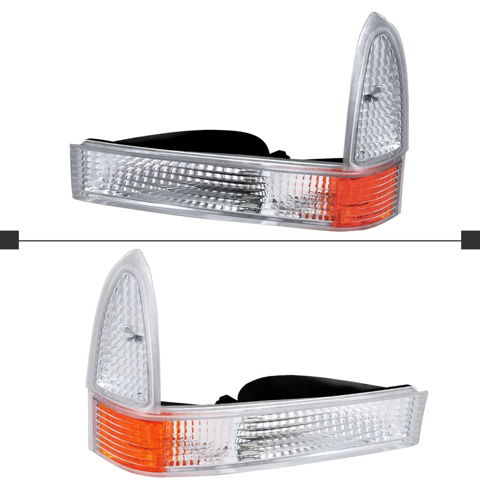 Clear Lamps Corner Lights Fits 1999-2004 Ford F250 F350 F450 2000-2004 Excursion Foto 3 de 4