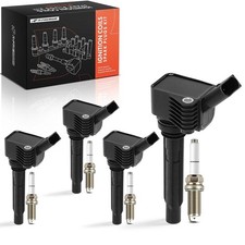 A-Premium 4x bobina de encendido y 4x bujía de iridio para VW Jetta 2014-2018 Passat