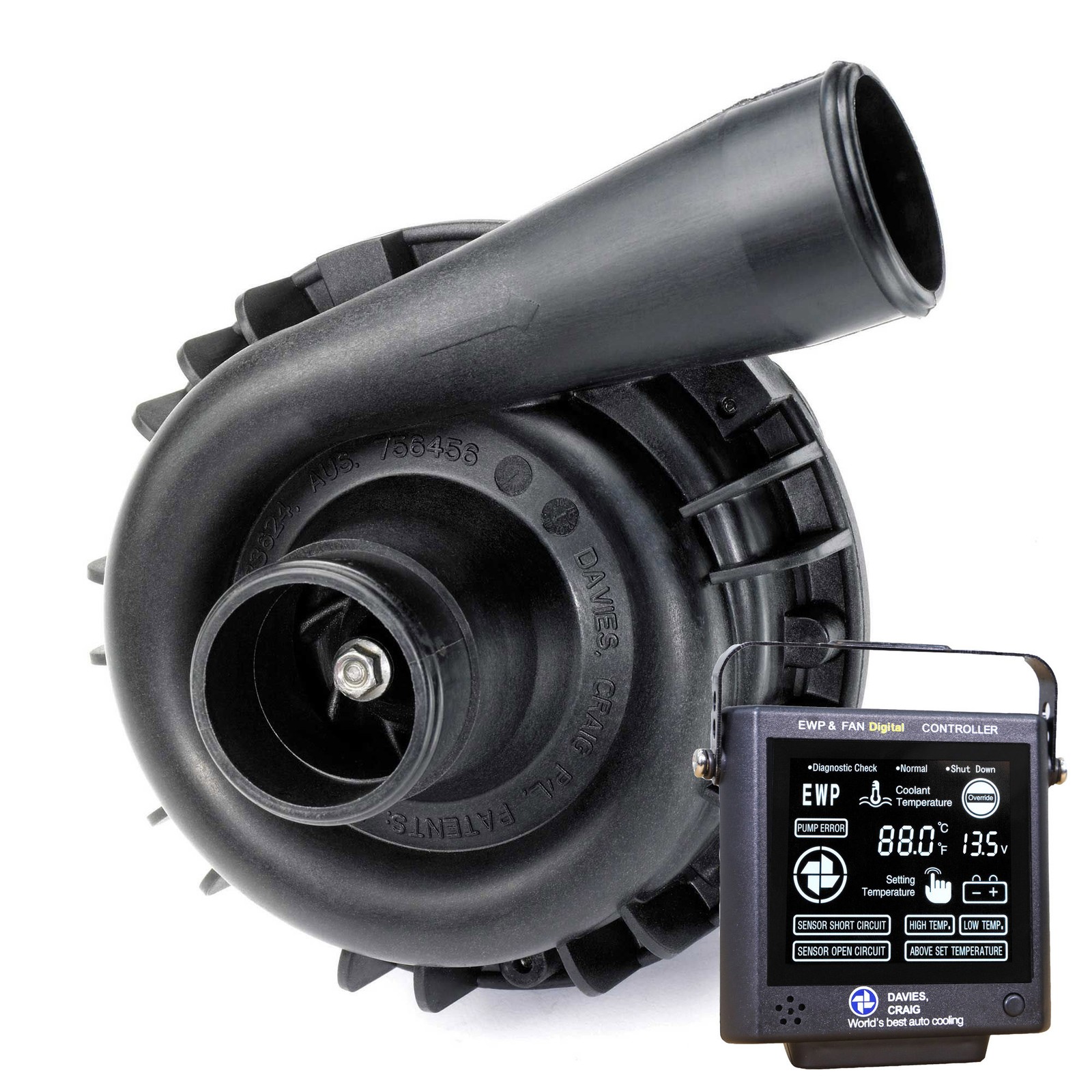 Davies Craig EWP115 Electric Water Pump & Digital Controller + LCD Display Combo